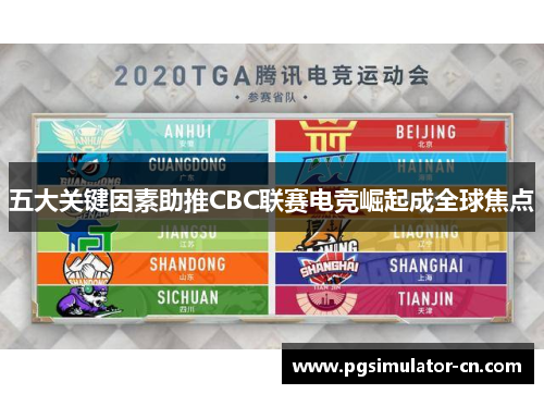 五大关键因素助推CBC联赛电竞崛起成全球焦点